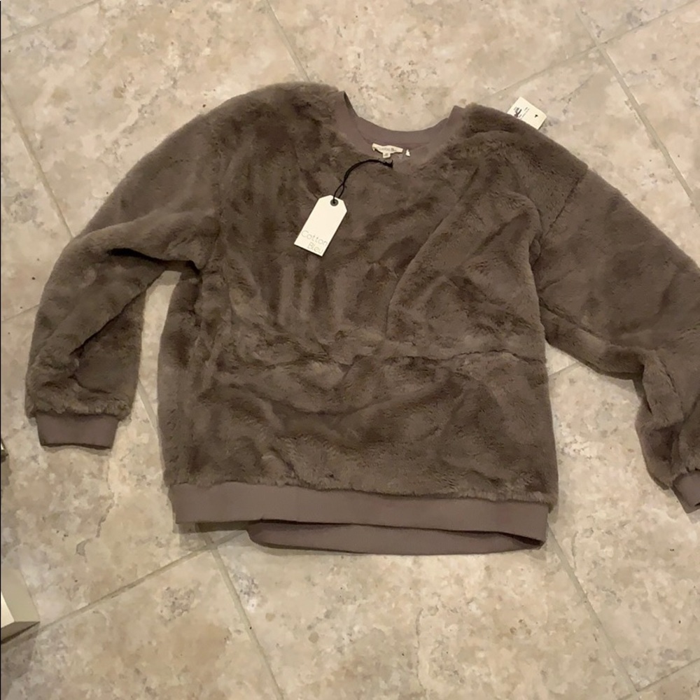 Cotton blue supreme soft pullover